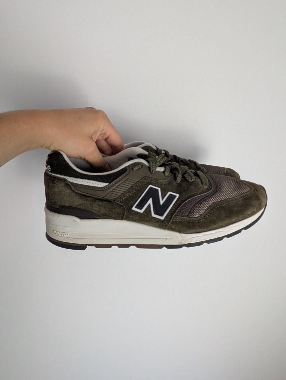 New Balance X J.Crew 997 Sneaker Made In USA Green Camo Size 8